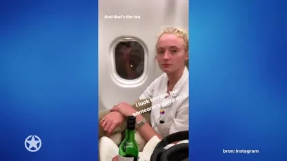 Sophie Turner maakt een einde aan de Bottle Cap Challenge