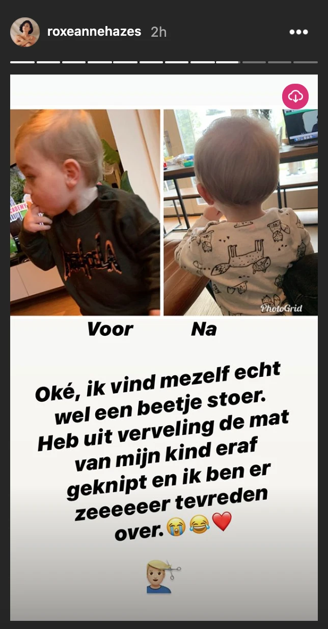 Roxeanne Hazes neemt heft in eigen handen