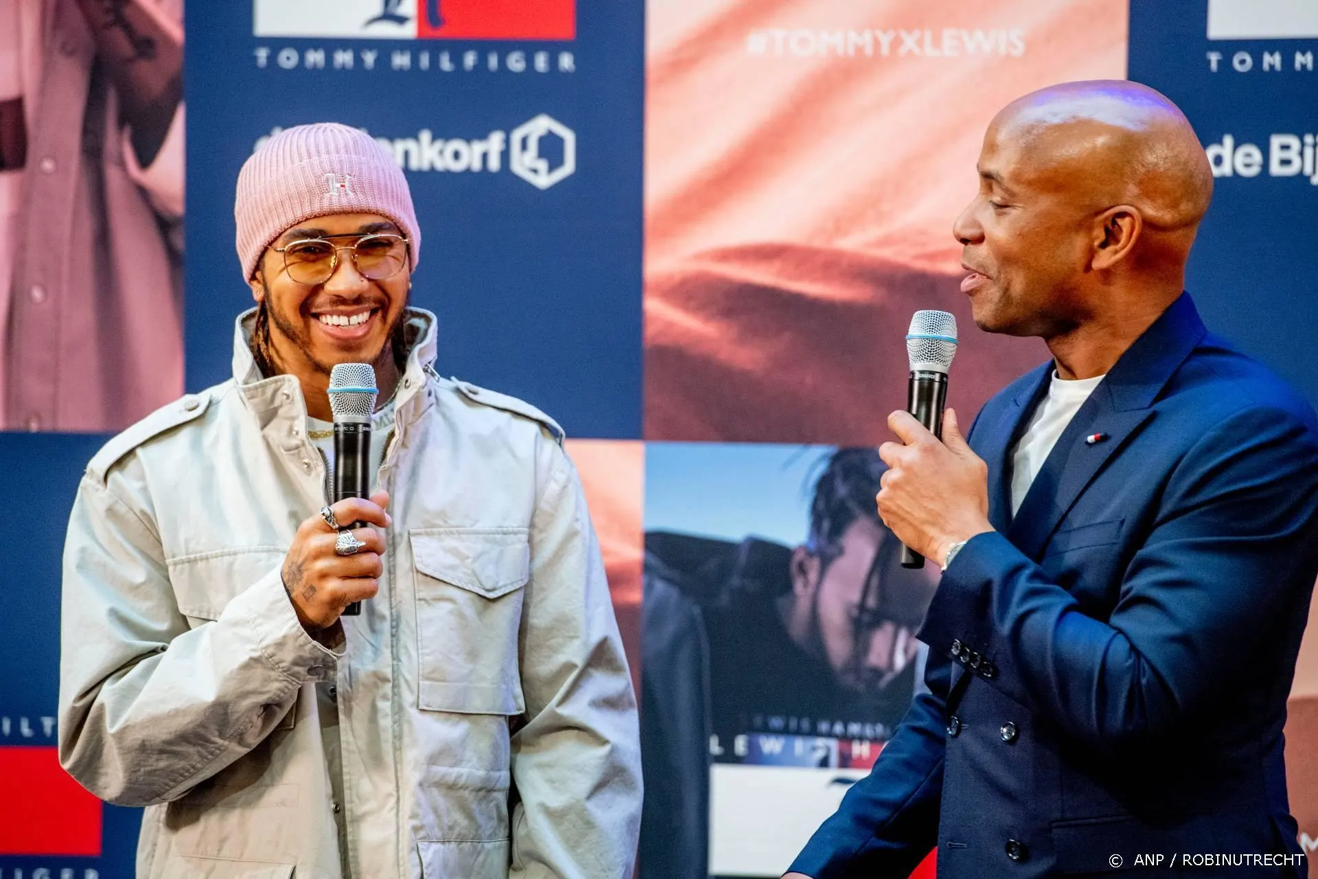 Lewis Hamilton presenteert nieuwe kledingcollectie in Amsterdam