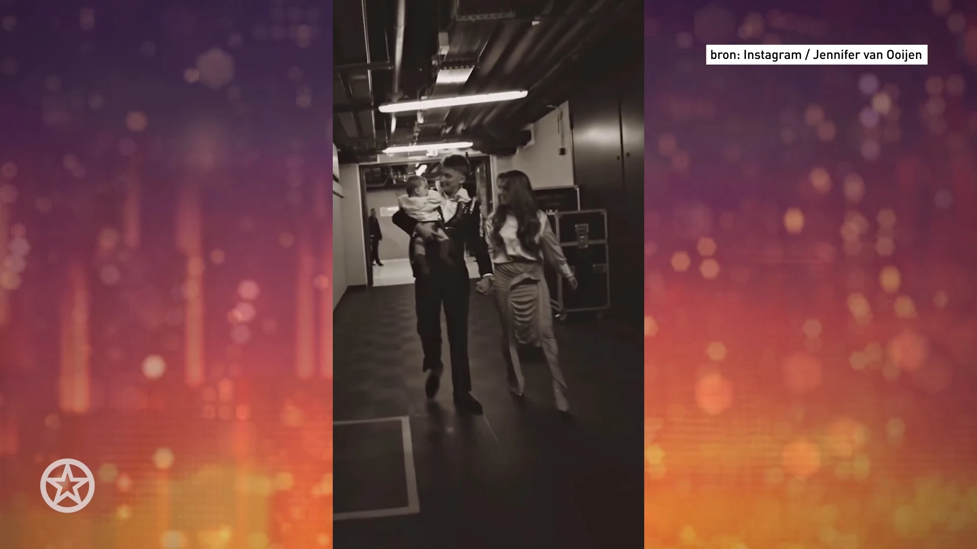 Jennifer en Mart met dochtertje Logan in Ahoy