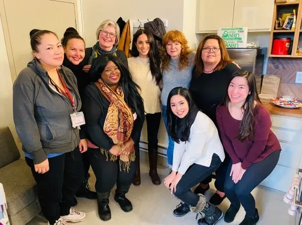 Meghan gespot in Canada!