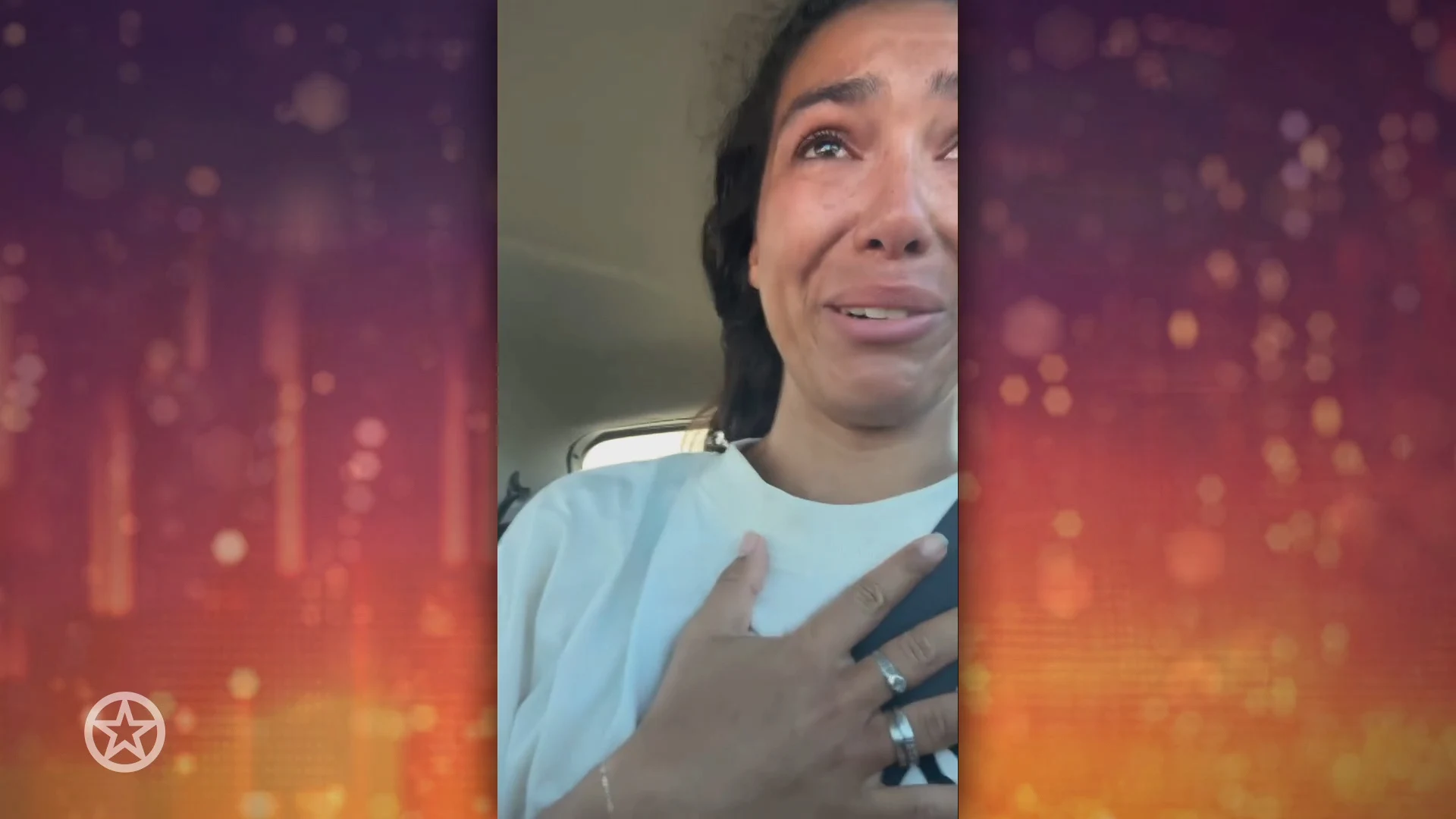 Moïse Trustfull in tranen na opvangen toegetakelde zwerfhond