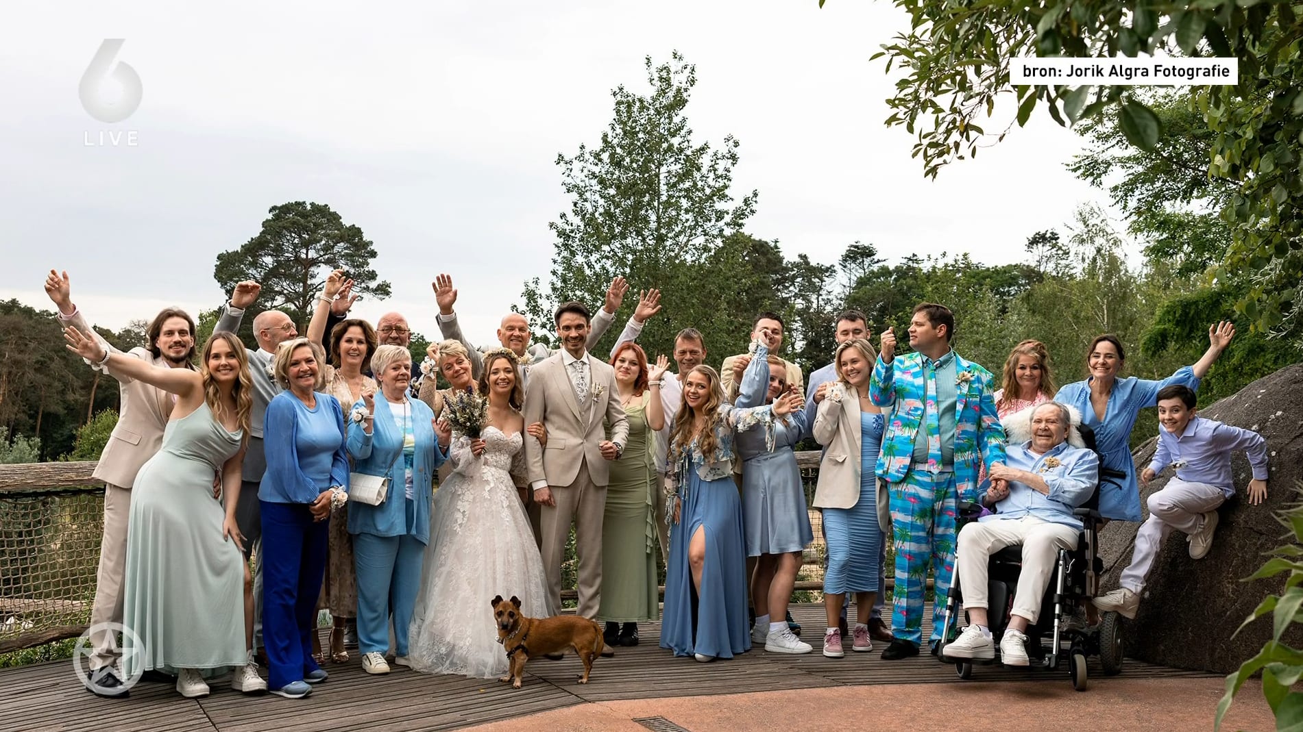 ZIEN: Rob de Nijs straalt op bijzondere bruiloft