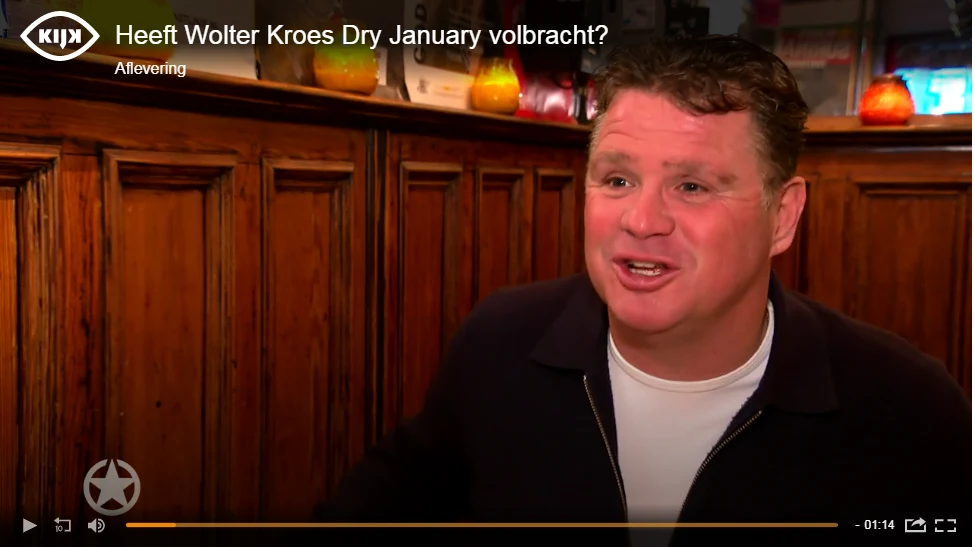 Heeft Wolter Kroes Dry January volbracht?