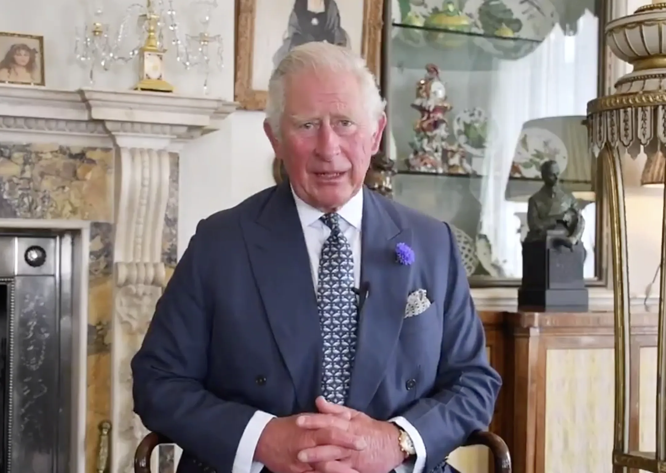 Prins Charles bedankt zorgmedewerkers met videoboodschap