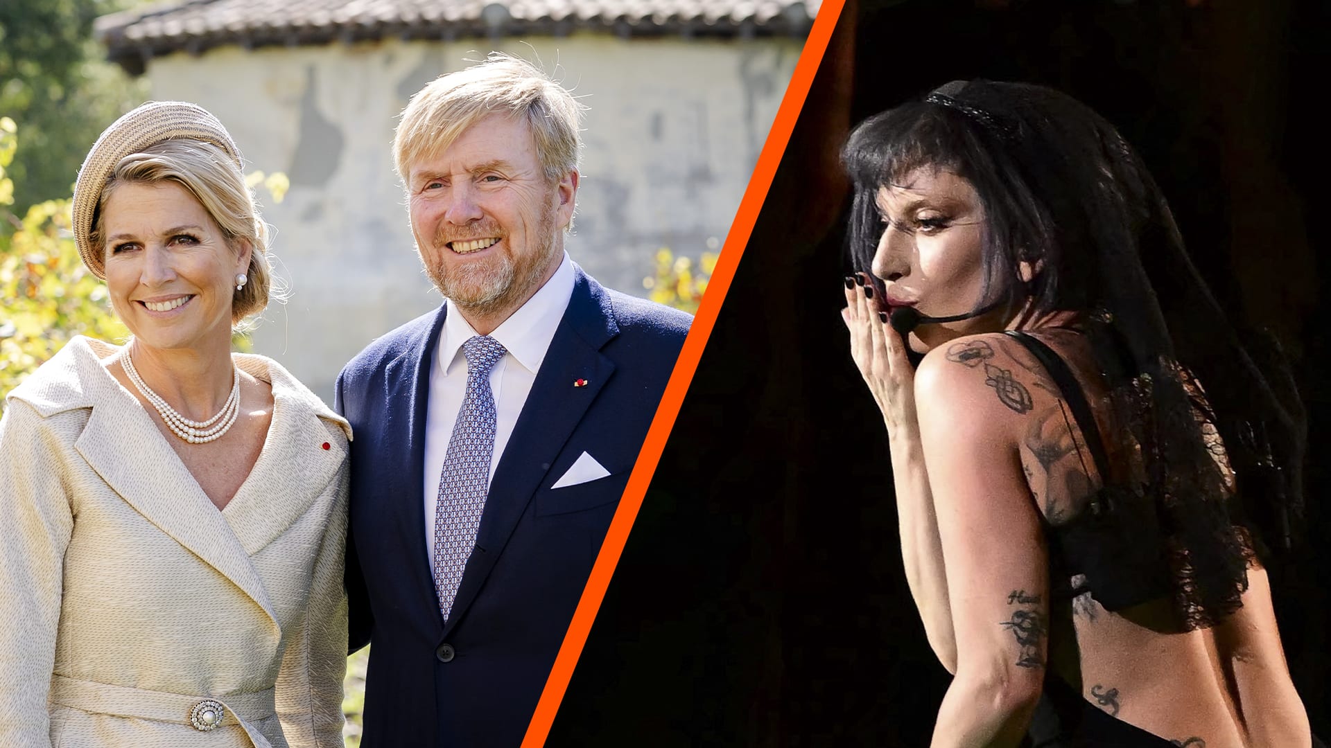 Koning Willem-Alexander en Máxima gaan los bij Lady Gaga