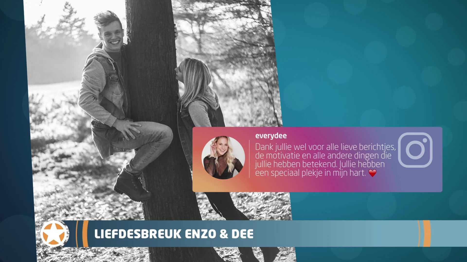Show Update: Liefdesbreuk Enzo en Dee