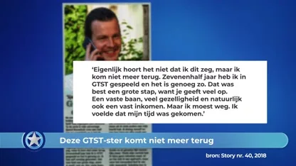 Show Update: Deze GTST-ster komt niet meer terug