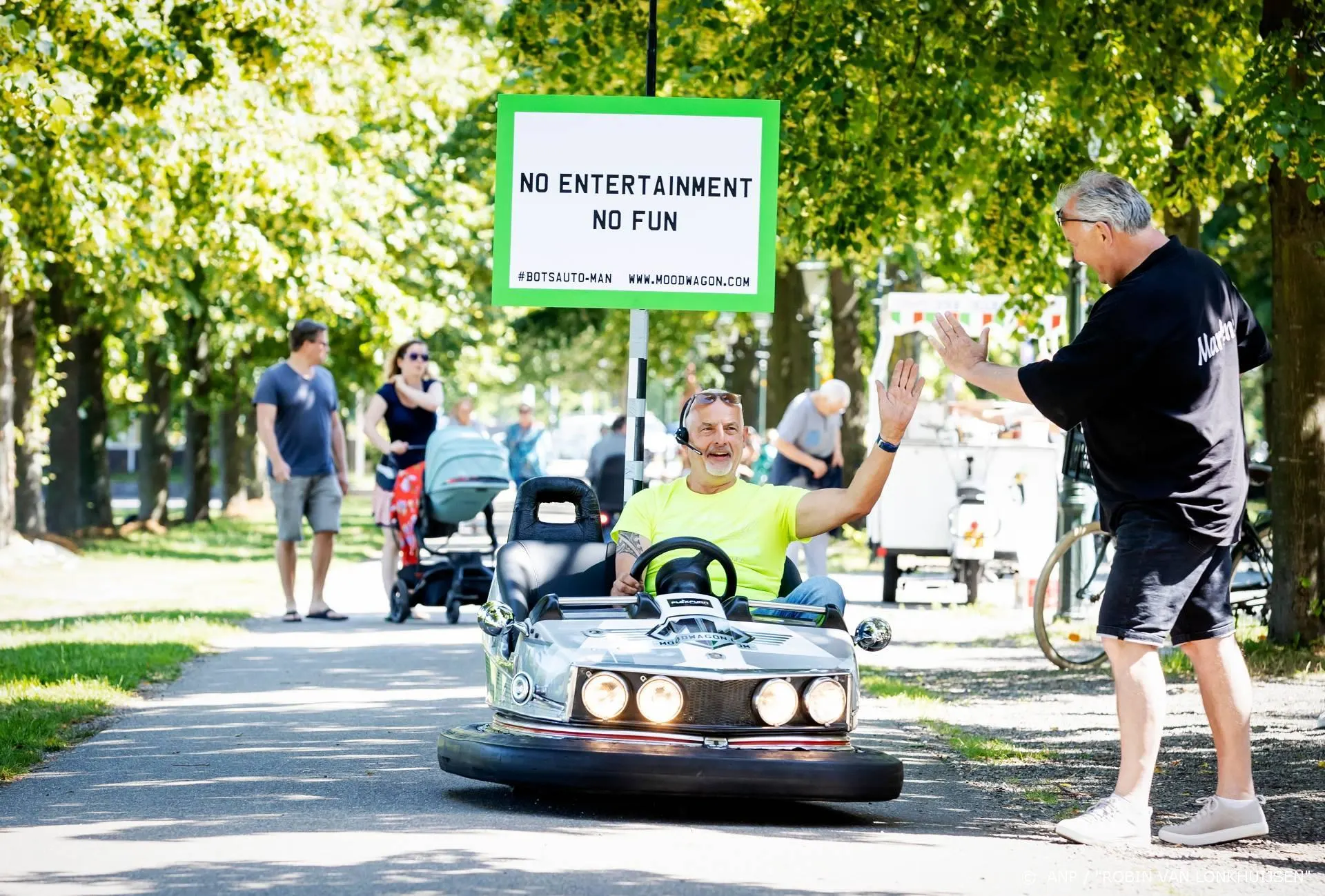 Protest horeca- en entertainmentsector op Malieveld van start