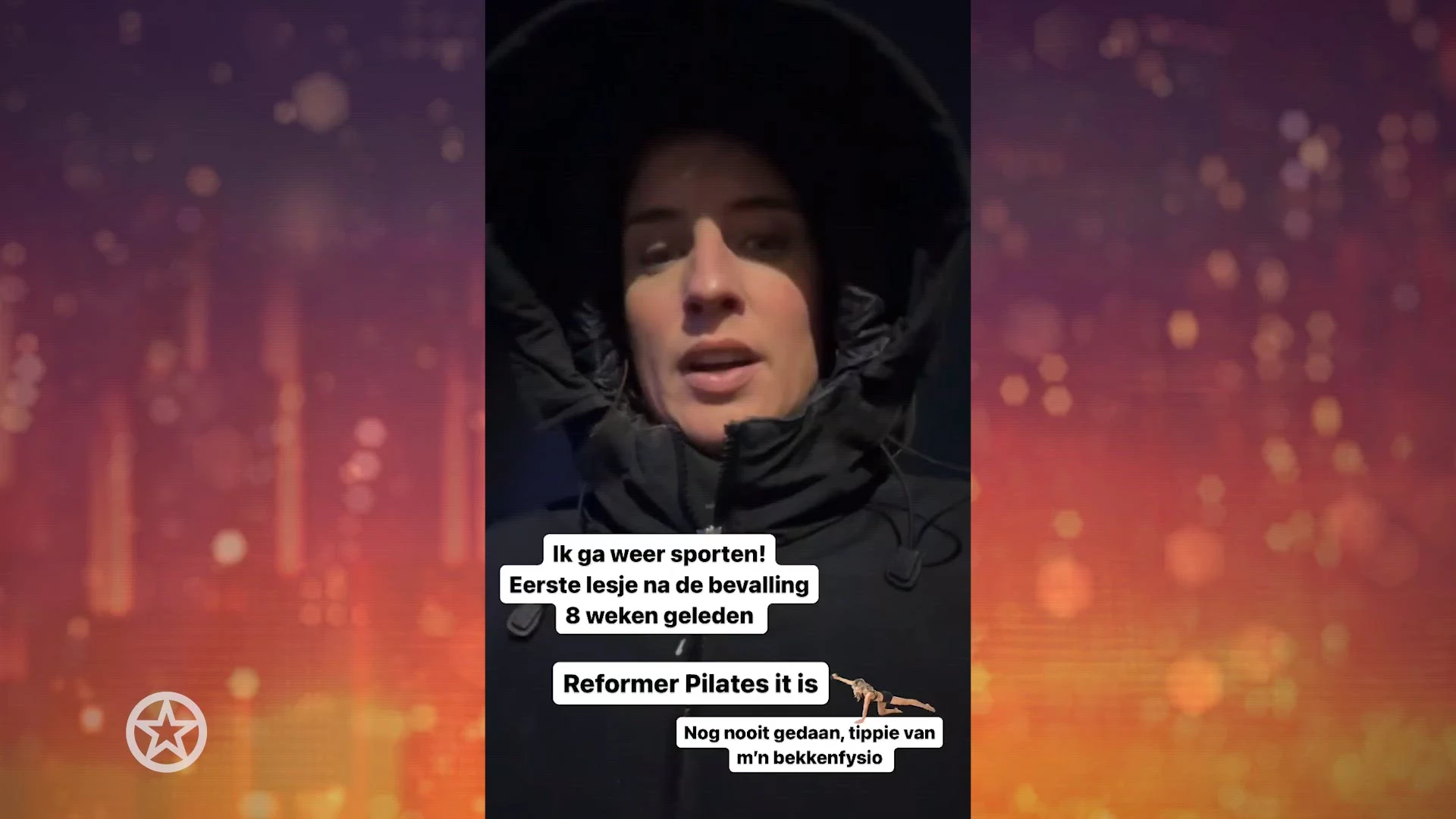 Marieke Elsinga sport voor de eerste keer na bevalling