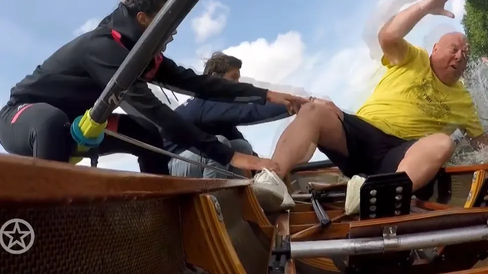 Peter Gillis gaat kopje onder