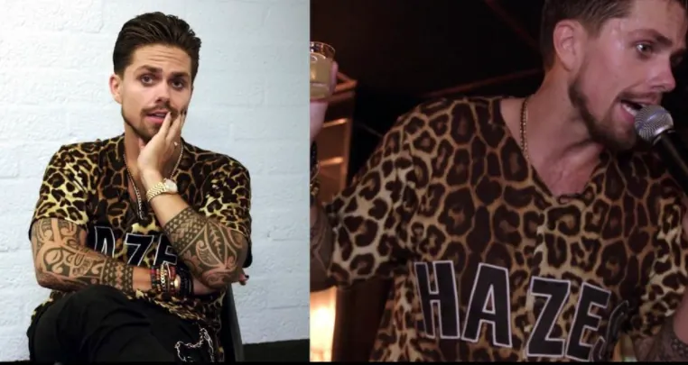 Roxeanne lacht André Hazes uit om eyeliner