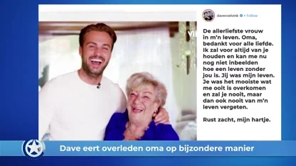 Show Update: Dave eert overleden oma op bijzondere wijze