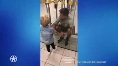 LIEF! André Jr. herenigd met zijn vader