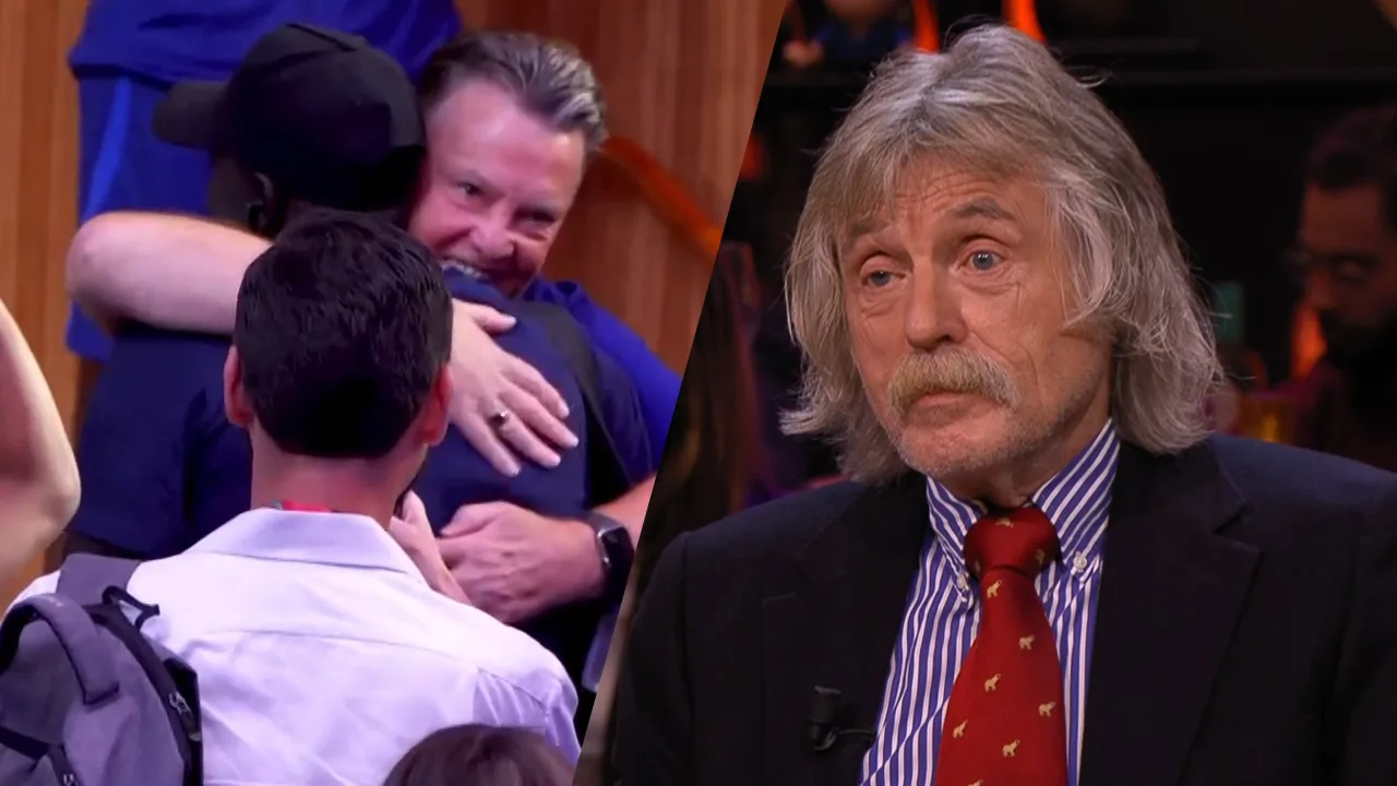 Johan ziet Van Gaal knuffelen met jonge verslaggever: 'Dit doet Louis goed!'
