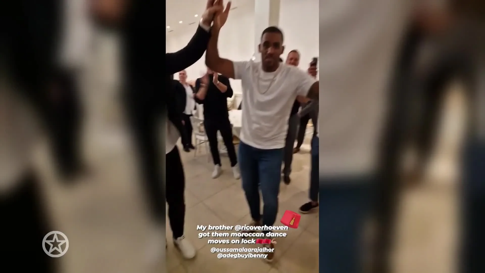 Rico Verhoeven danst erop los