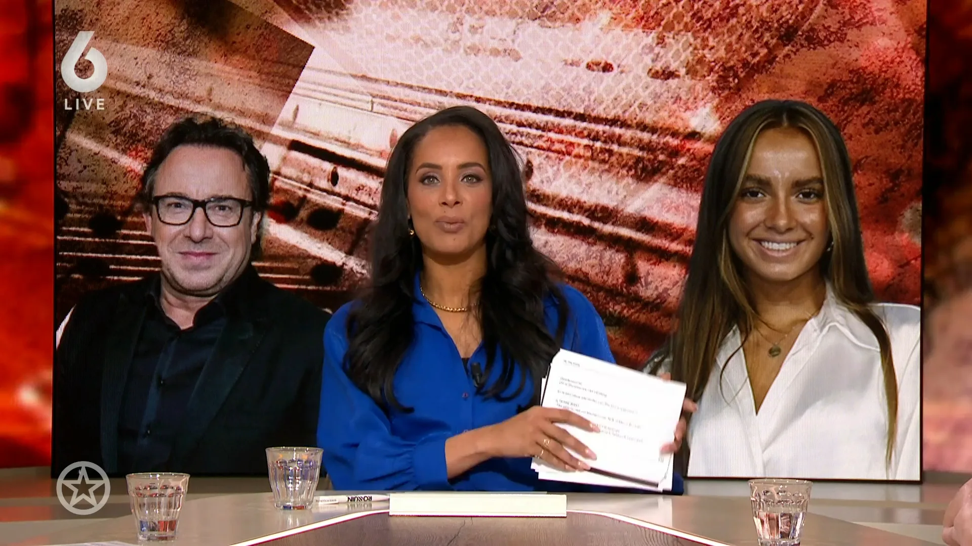 Shownieuws-tafel over Jada Borsato die haar vaders nummers zingt