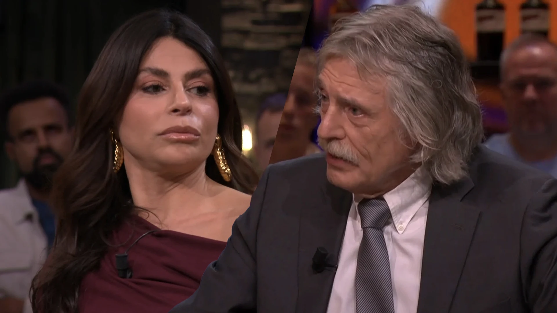 Johan tegen Olcay: 'Ik vind deze insinuatie over Wierd Duk helemaal niet leuk!'