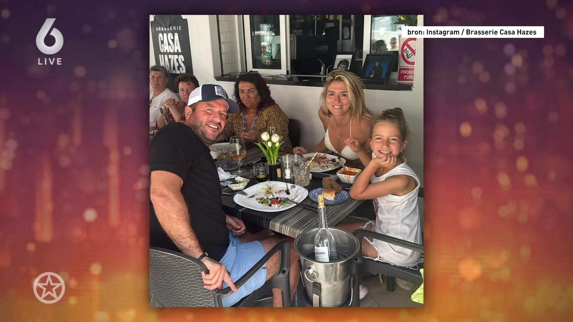 Rafael van der Vaart en Estavana op familievakantie in Spanje