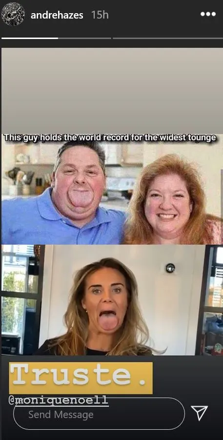 André Hazes zet Monique voor paal om lichaamsdeel