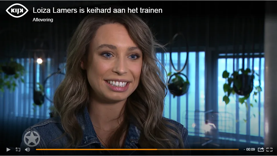 Loiza Lamers gaat kapot van de spierpijn
