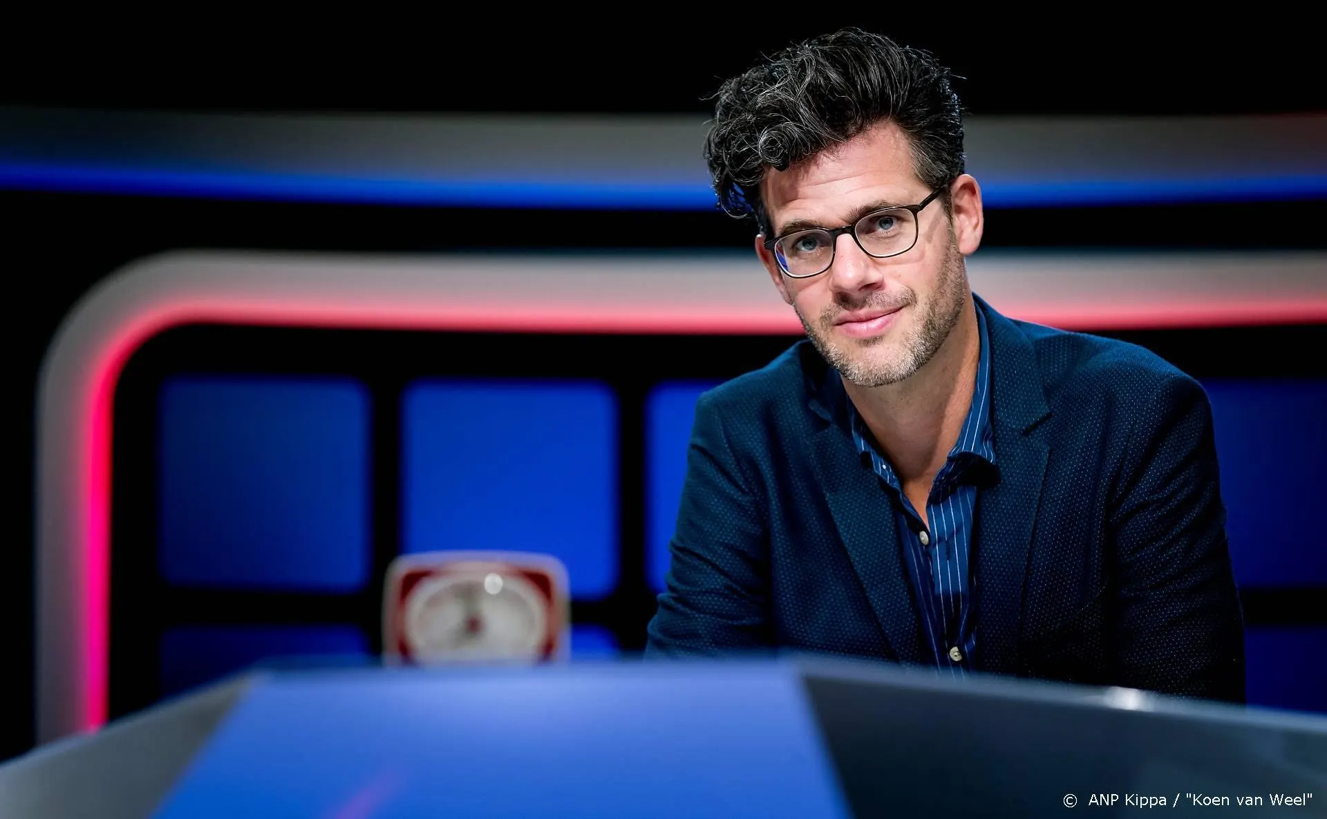 Presentatieduo’s in startblokken voor aanvang Op1