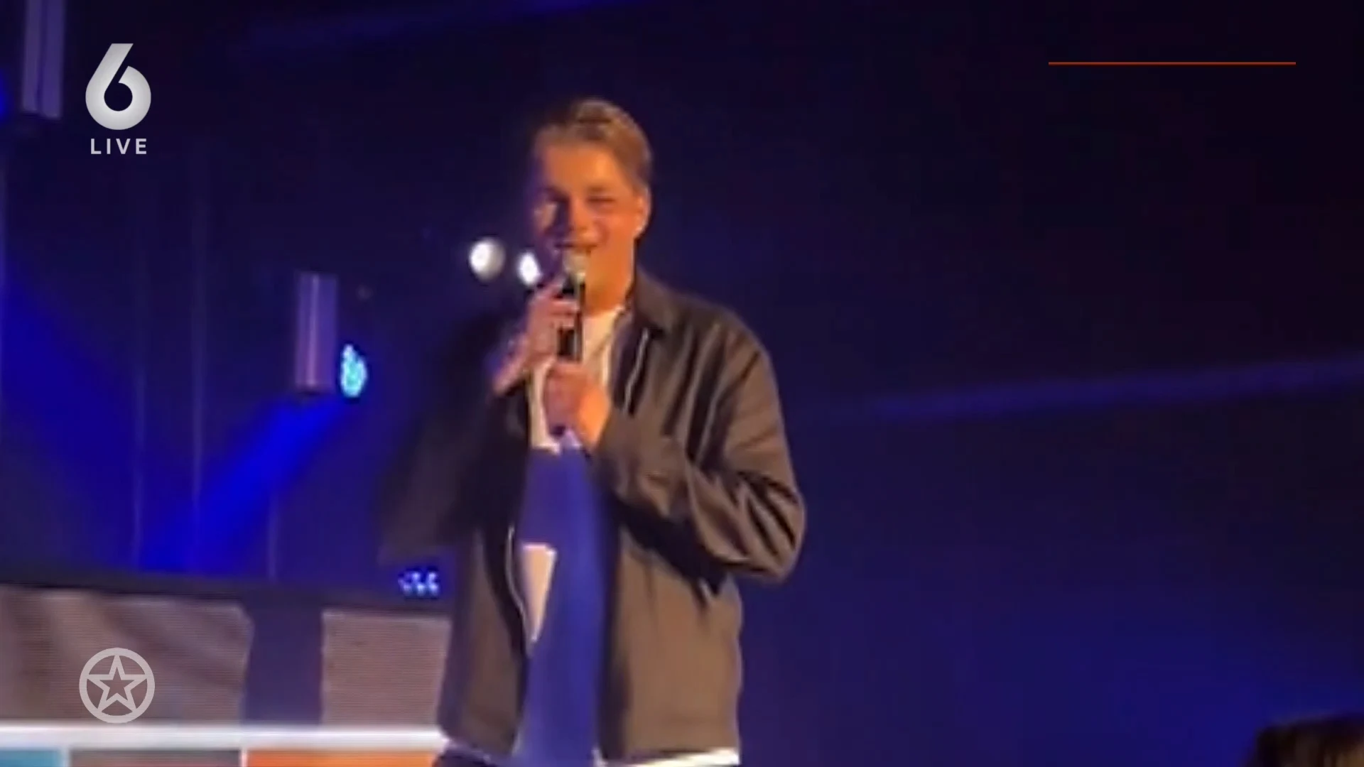 Samuel Welten duikt op met blauw oog