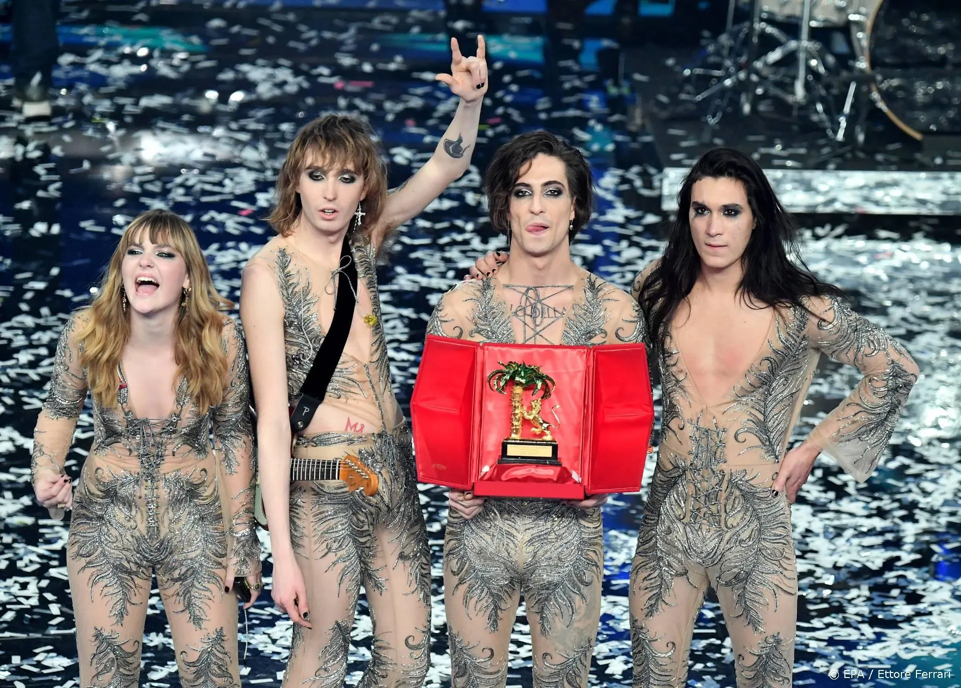 Winnaar Sanremo gaat namens Italië naar het Songfestival