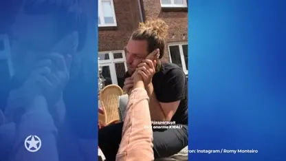 Romy Monteiro de klos na grap van vriend