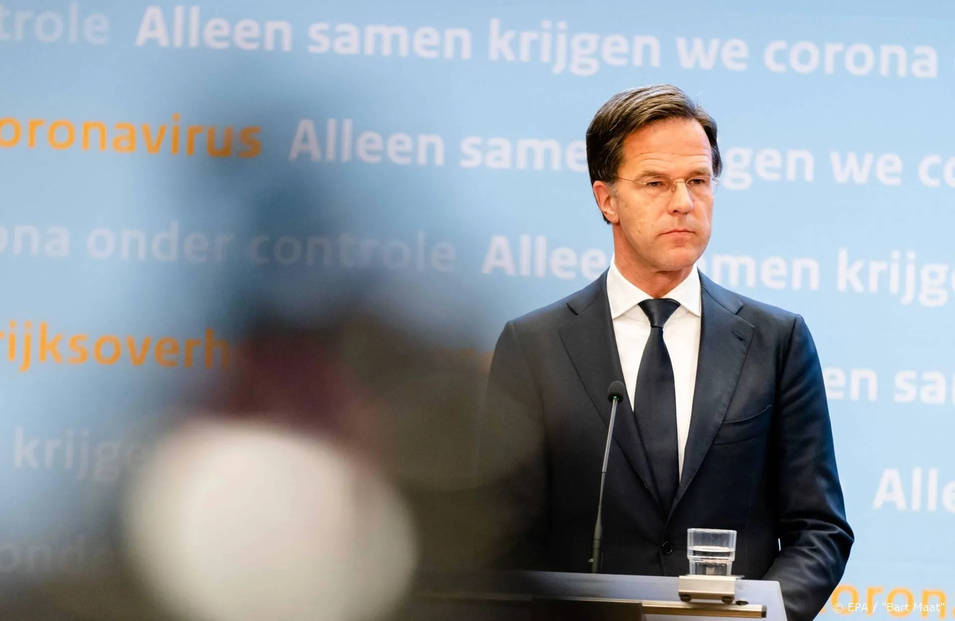 Persconferentie Mark Rutte te horen op grote radiozenders