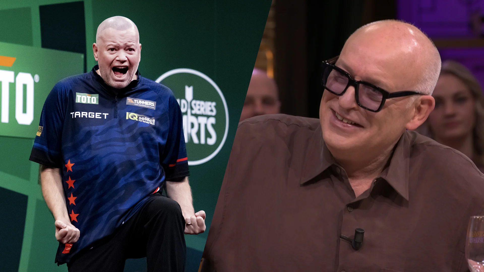 René: 'Dit gunnen we Barney allemaal, hij heeft darts op de kaart gezet!'
