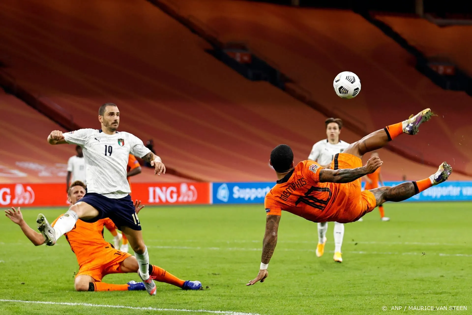 Nederland-Italië bekeken door 3,5 miljoen mensen