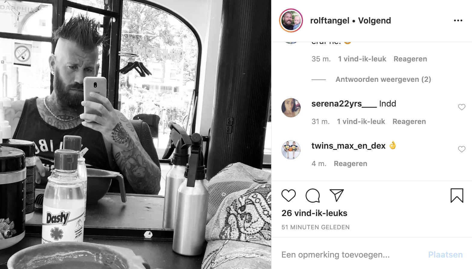 Nieuwe look voor Rolf Tangel