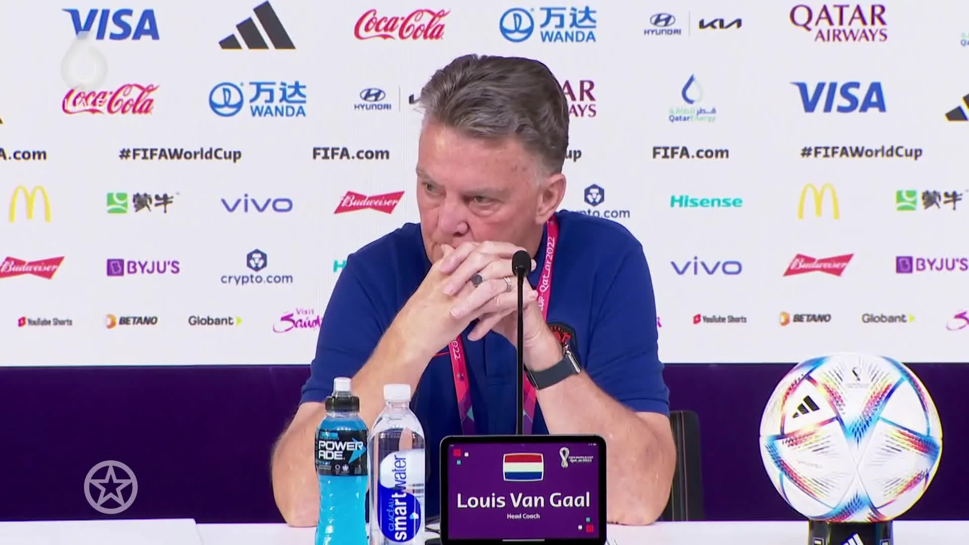 Tegenvaller voor Louis van Gaal