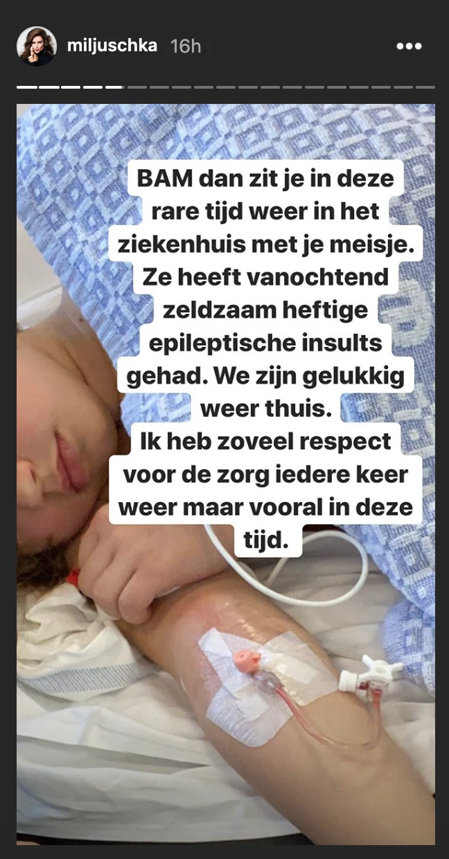 Grote klap voor Miljuschka Witzenhausen en dochtertje