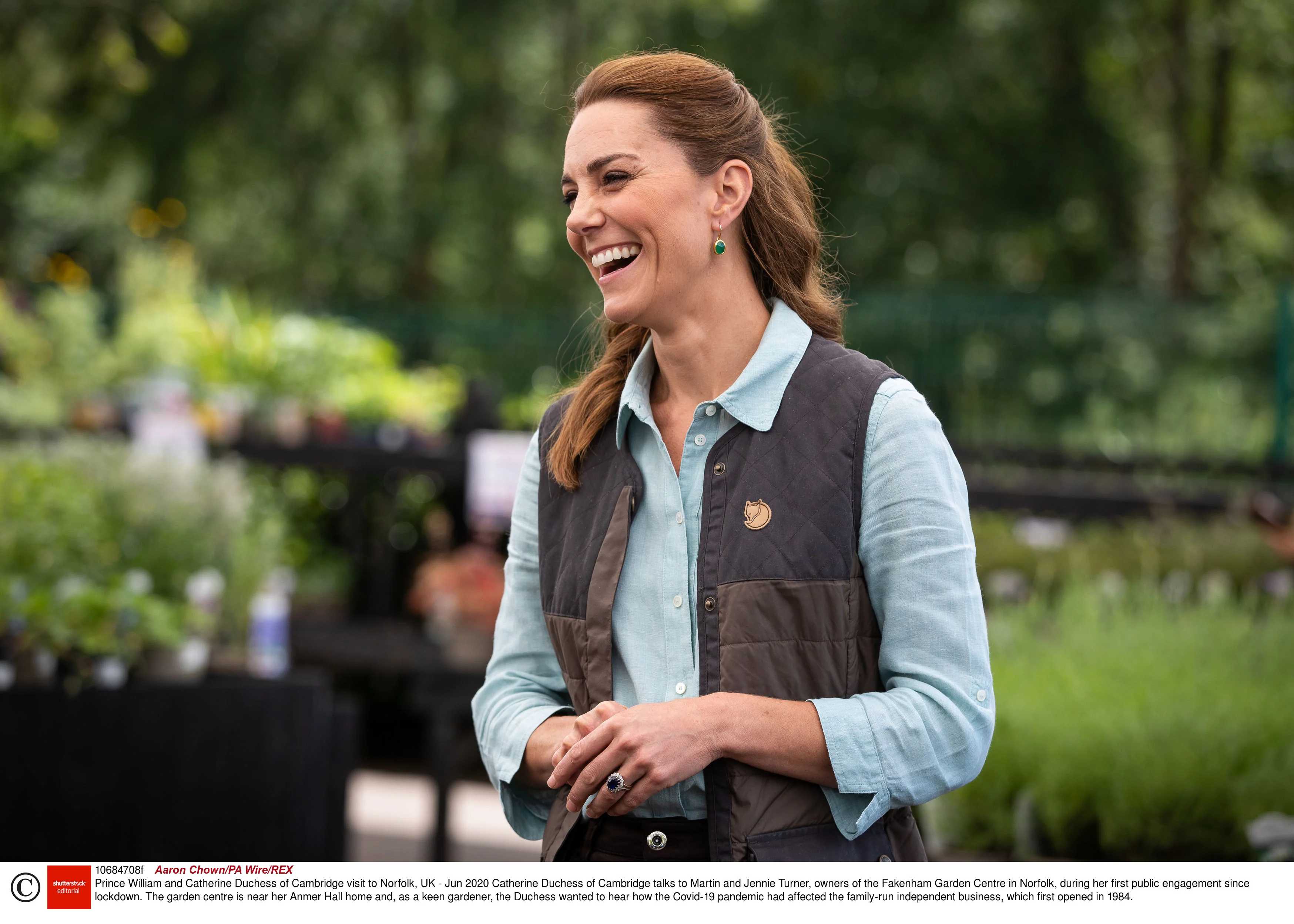 William en Catherine op bedrijvenbezoek na 'corona-heropening'