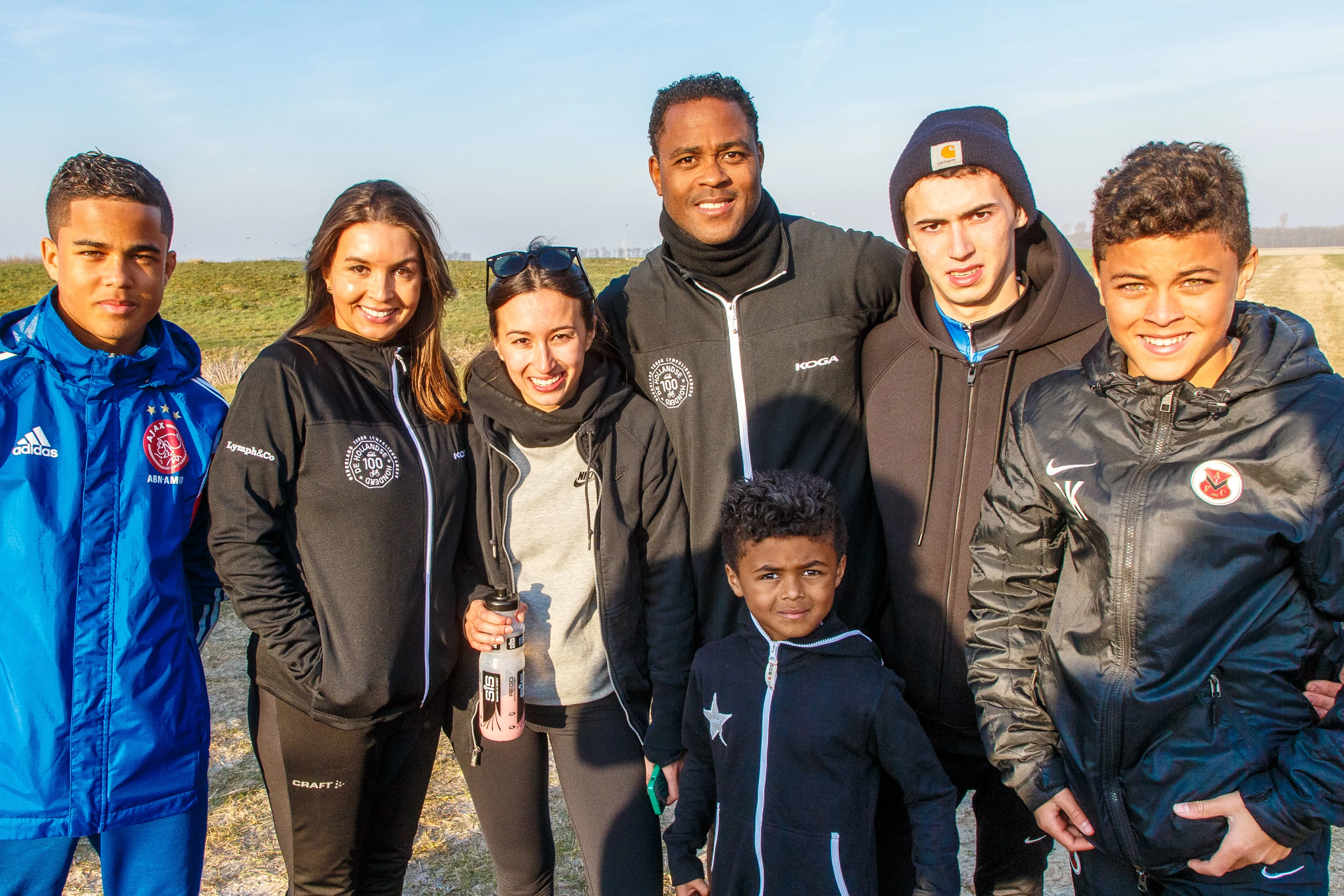 Feestelijke dag voor familie Kluivert