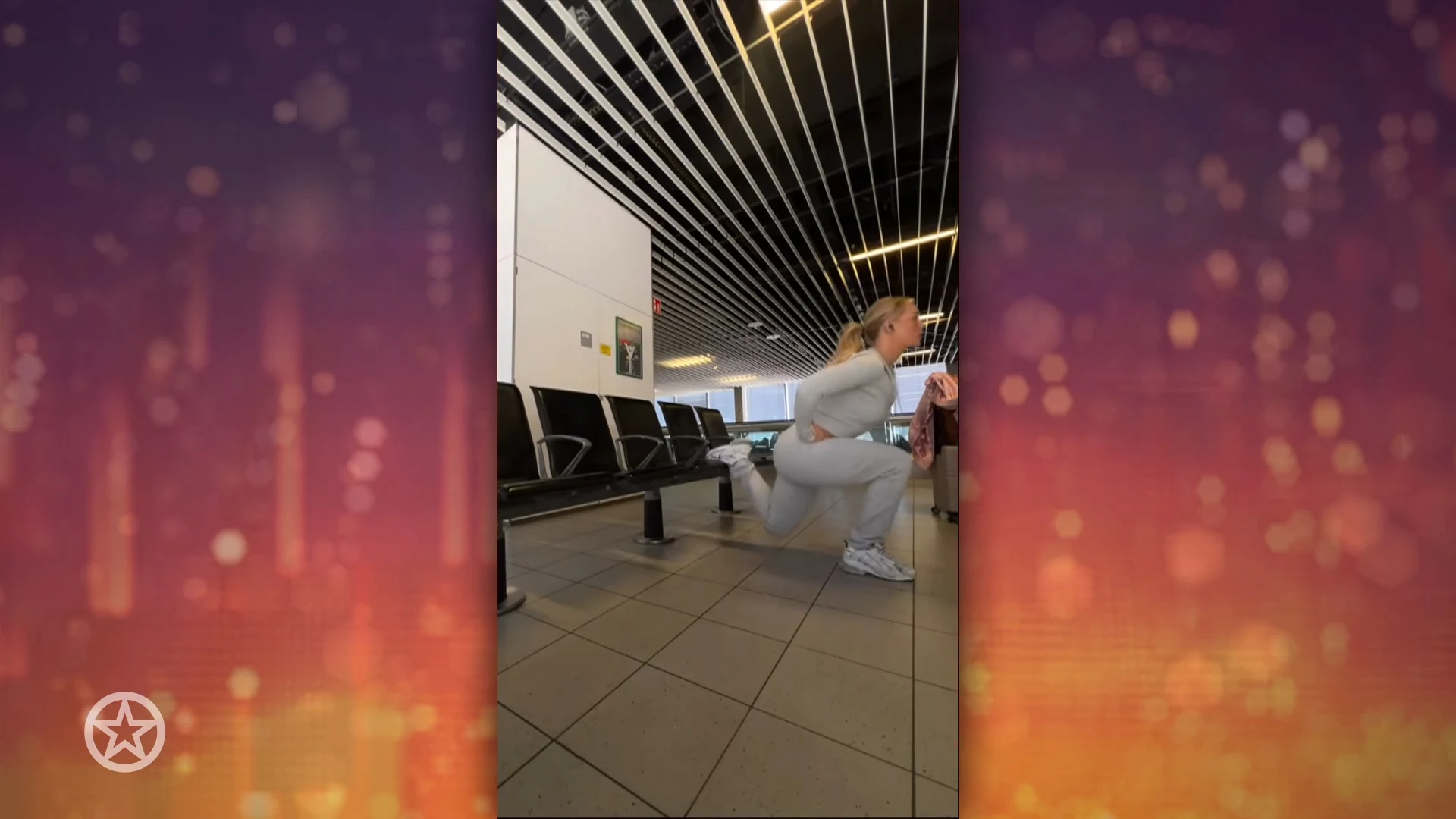 Marijn Kuipers gaat viraal door 'vliegveld work-out'