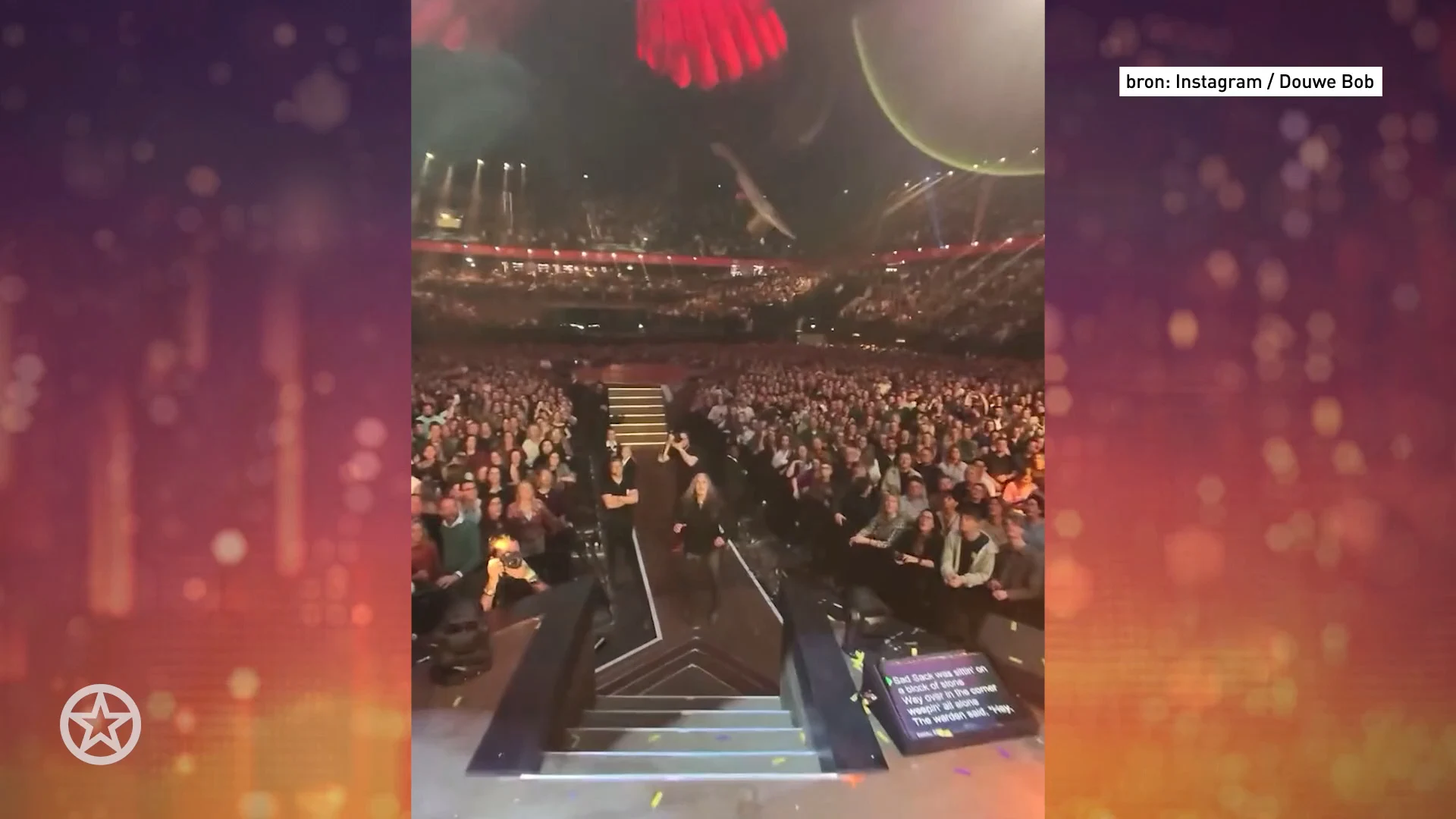 Douwe Bob gooit met gitaar bij Vrienden van Amstel Live