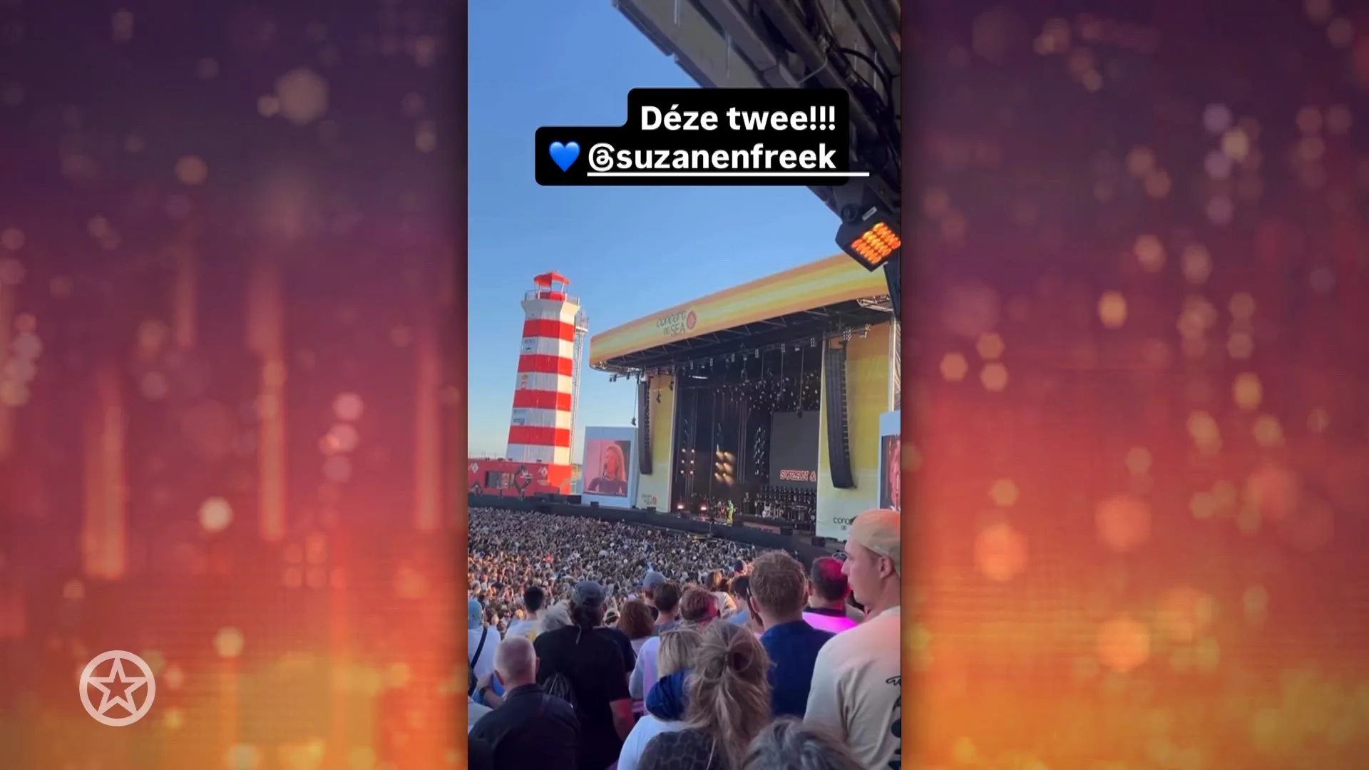 Guus Meeuwis bij het optreden van Suzan & Freek