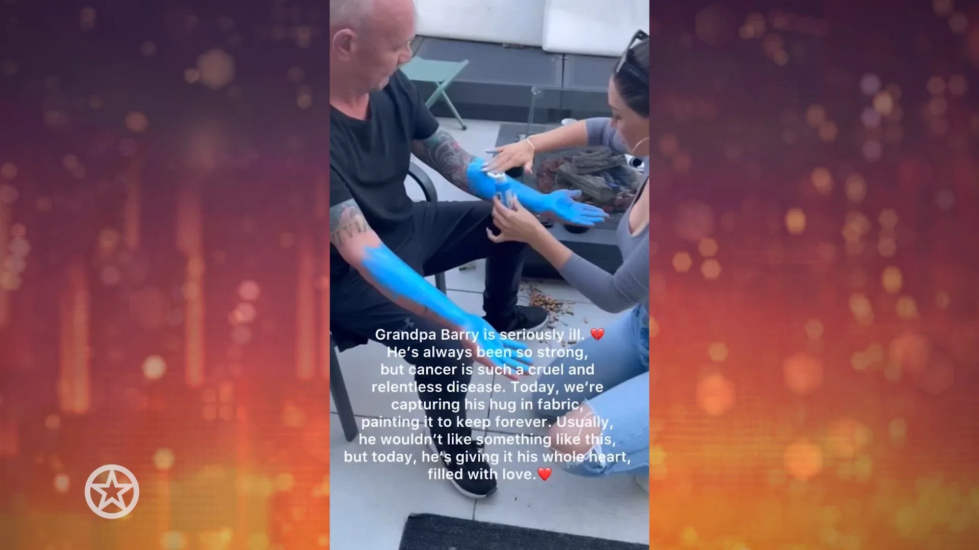 Yolanthe Cabau legt bijzonder emotioneel moment met opa Barry vast