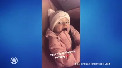 ZIEN: Dochtertje Rafael zingt voor haar jarige vader