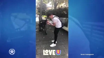 SCHATTIG: Lil' Kleine gaat erop uit met zijn baby Lío