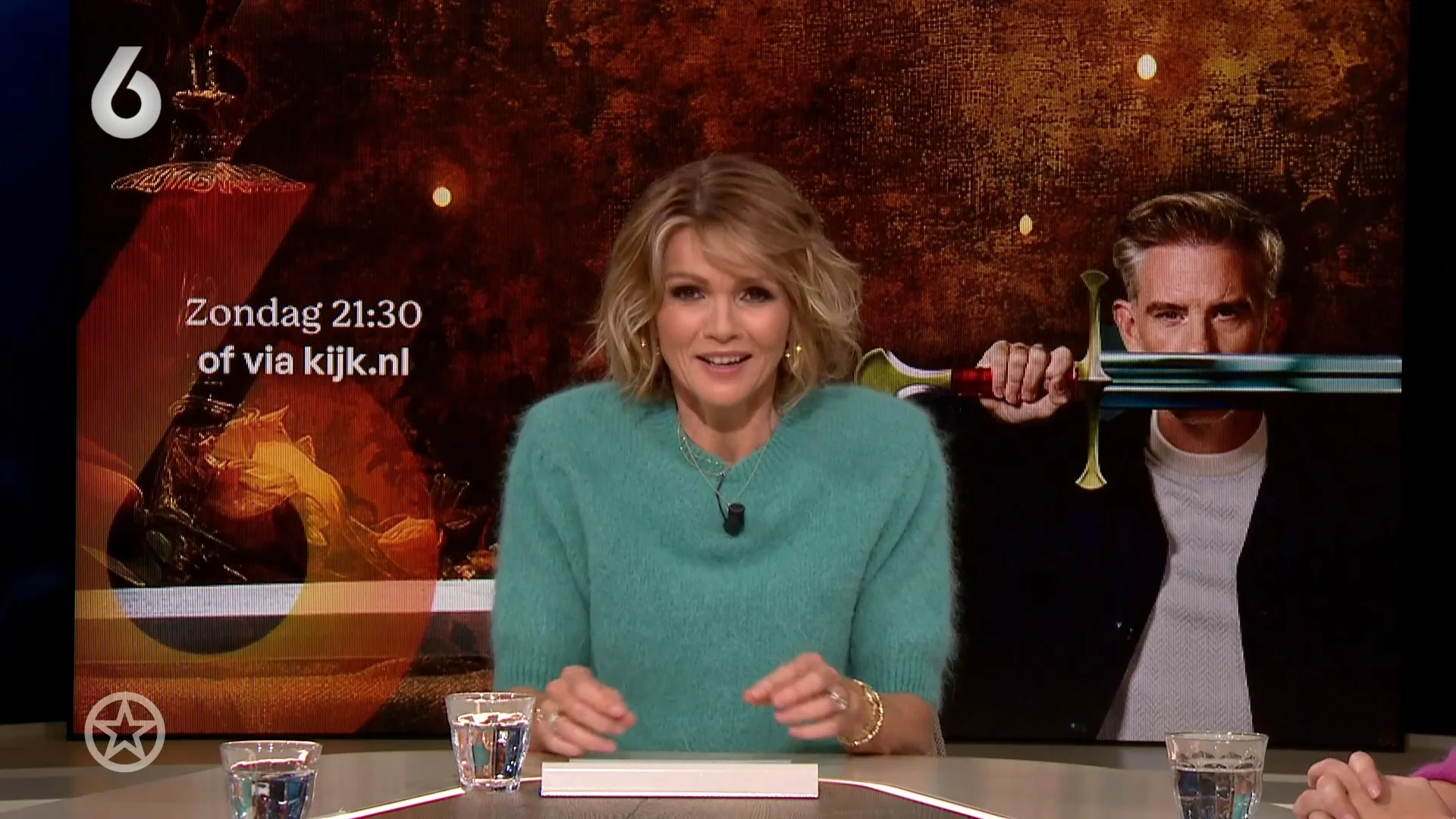 Kijkers Het Zwaard van Damocles struikelen over Sylvia Geersen