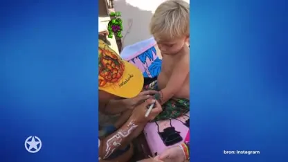 André Jr. krijgt mega stoere tattoo