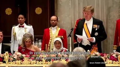 Koninklijke familie sterk vertegenwoordigd bij staatsbanket