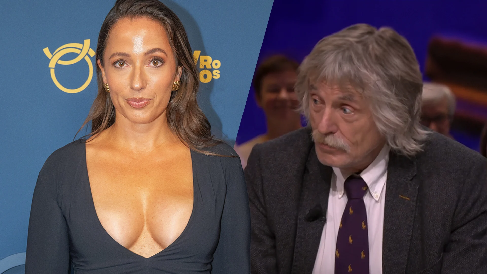 Deze 'blote jurk' zorgt voor veel ophef tijdens Televizier-Gala