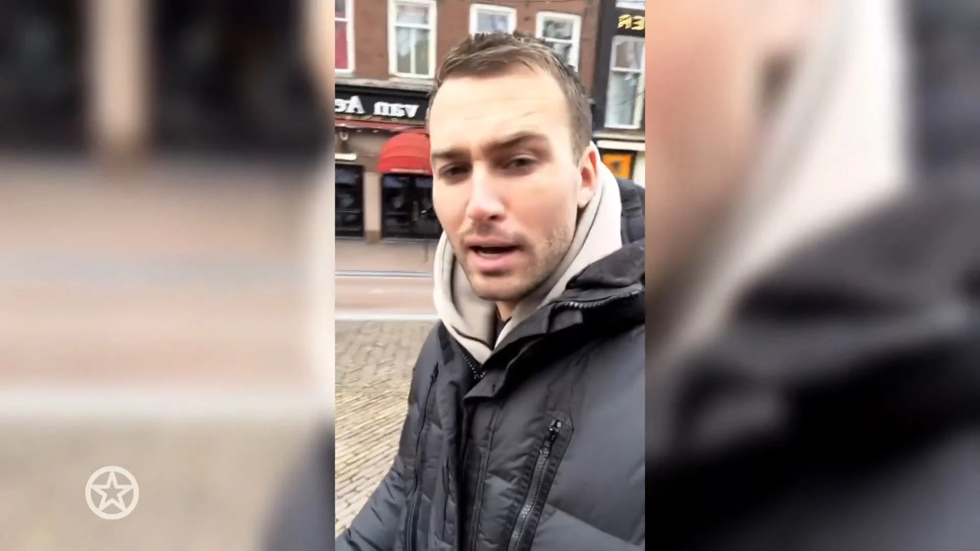 Dave samen met Dean op Rembrandtplein