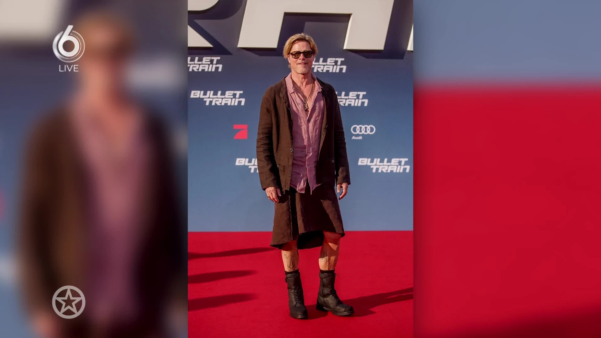 Shownieuws-tafel over mannen in rokken