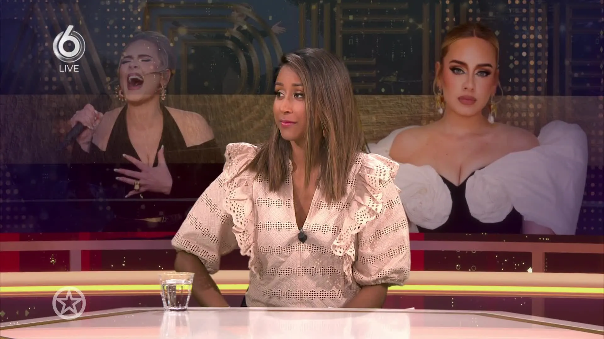 Adele emotioneel bij terugkeer op groot podium